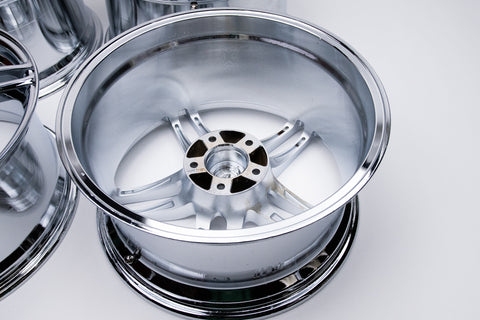 Yokohama AVS Model 5 18" 10J +19, 9J +20 (5x114.3) *Triple Chrome Plated*