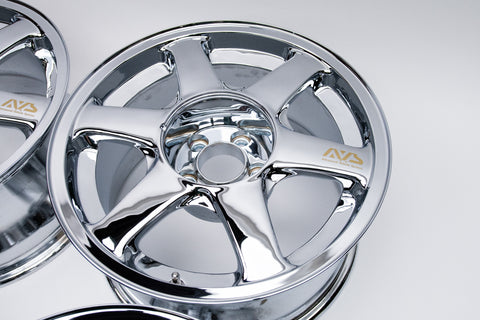 Yokohama AVS VS6 17" 9J +18 (5x114.3) *Triple Chrome Plated*