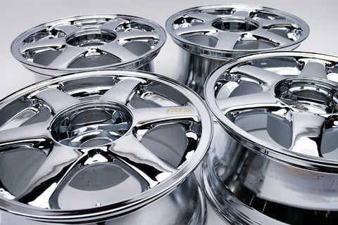 Yokohama AVS VS6 17" 9J +18 (5x114.3) *Triple Chrome Plated*