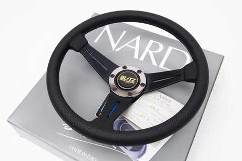 340mm Nardi Deep Corn Classic *Purple Stitching / BLITZ Horn*