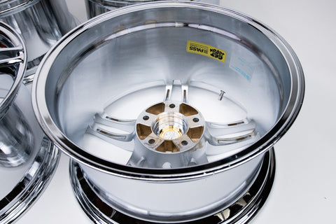 Yokohama AVS Model 5 17" 9J +22, 9J +35 (5x114.3) *Triple Chrome Plated*