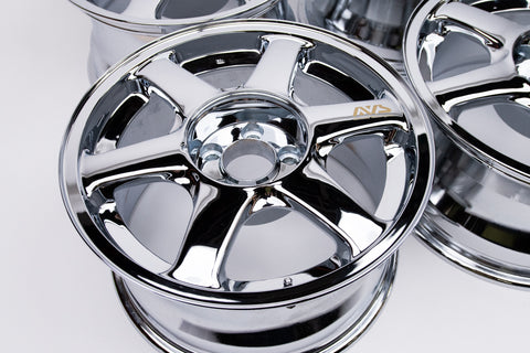 Yokohama AVS VS6 17" 9J +18, 9J +35 (5x114.3) *Triple Chrome Plated*