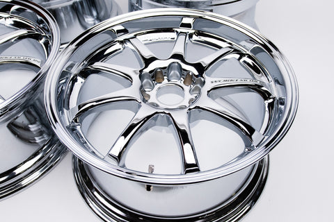 Work Emotion XD9 18" 10J +38, 9J +30 (5x114.3) *Triple Chrome Plated*