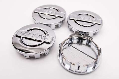 Nissan R33 GTR Wheel Reproduction Center Caps *Chrome*