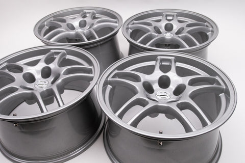 Nissan R33 GTR Wheel Reproduction Center Caps *Chrome*