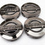 Nissan R33 GTR Wheel Reproduction Center Caps *Black Chrome*