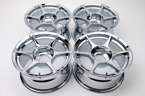 Buddy Club P1 15" 8J +12 (4x114.3) *Triple Chrome Plated*