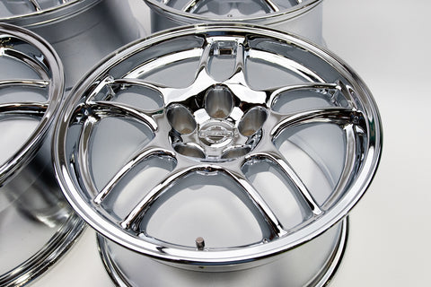 Nissan Skyline R33 GTR 17" 9J +30 (5x114.3) *Triple Chrome Plated*