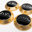 Yokohama AVS Model 6 Reproduction Center Caps *Anodized Gold*