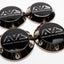 Yokohama AVS Model 6 Reproduction Center Caps *Black Chrome Plated*