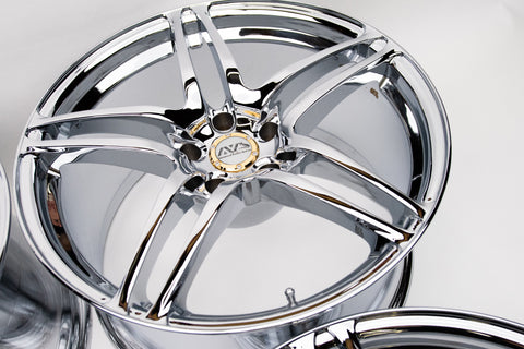 AVS Model 5 19" 10J +19, 9J +35 (5x114.3) *Triple Chrome Plated*