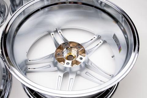 AVS Model 5 19" 10J +19, 9J +35 (5x114.3) *Triple Chrome Plated*