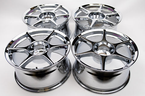 Buddy Club P1 17" 9J +17 (5x114.3) *Triple Chrome Plated*