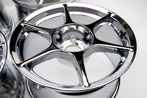 Buddy Club P1 17" 9J +17 (5x114.3) *Triple Chrome Plated*