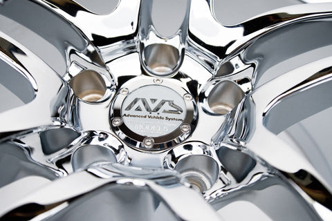 AVS Model 5 17" 9J +35, 8J +38 (5x114.3) *Triple Chrome Plated*