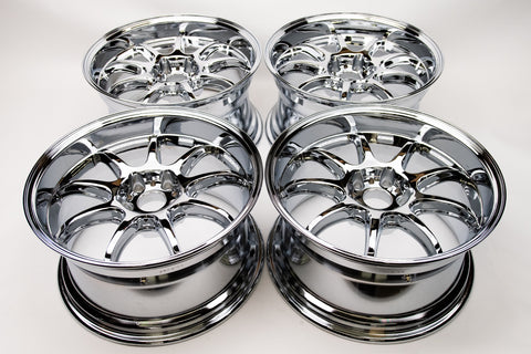 WORK D9R 18" 9.5J +12 (5x114.3) *Triple Chrome Plated*