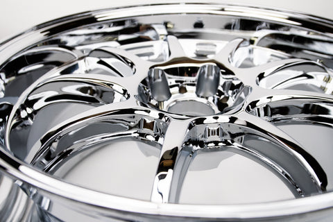 WORK D9R 18" 9.5J +12 (5x114.3) *Triple Chrome Plated*