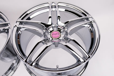 AVS Model 5 18" 9J +35, 8J +30 (5x114.3) *Triple Chrome Plated*