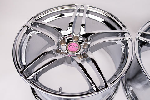 AVS Model 5 18" 9J +35, 8J +30 (5x114.3) *Triple Chrome Plated*