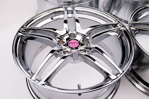 AVS Model 5 18" 9J +35, 8J +30 (5x114.3) *Triple Chrome Plated*