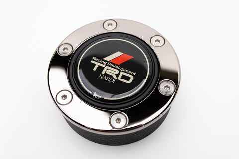 TRD Horn Button *Black Chrome Trim Ring* for NARDI