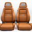 Recaro LS Tan Seat Pair *Reupholstered*