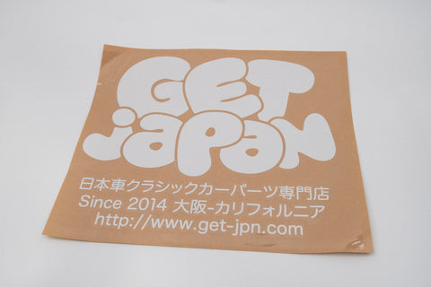 GET Japan Rear Window Sticker