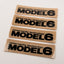 Yokohama Advan AVS Model 6 Spoke Stickers