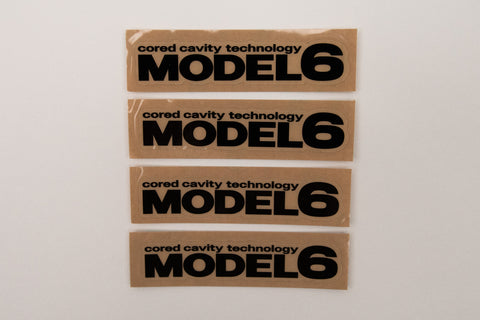 Yokohama Advan AVS Model 6 Spoke Stickers