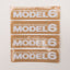 Yokohama Advan AVS Model 6 Spoke Stickers