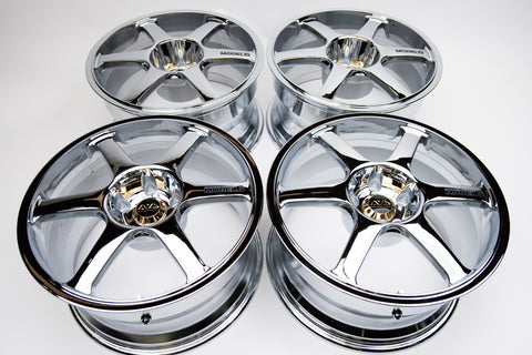 AVS Model 6 17" 9J +20, 9J +35 (5x114.3) *Triple Chrome Plated*