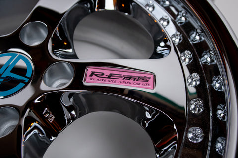 RE雨宮 AW-7 by Desmond 17" 9J +35, 8J +35 (5x114.3) *Triple Chrome*