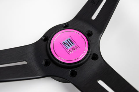 340mm Nardi Rally Deep Corn "Pink Stitching Limited Edition FET Japan Model*