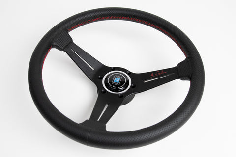 350mm Nardi Rally Deep Corn "Red Logo Limited Edition FET Japan Model*