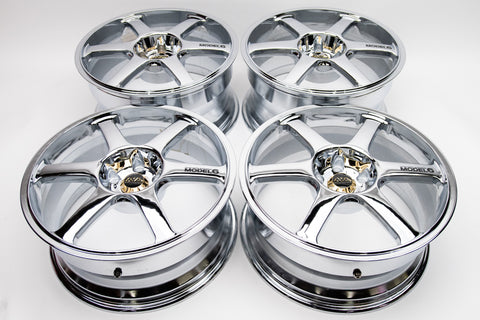 Yokohama AVS Model 6 18" 9J +35, 8J +35 (5x114.3) *Triple Chrome Plated*