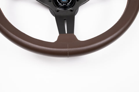 350mm Nardi Classic Deep Corn *Brown Leather*