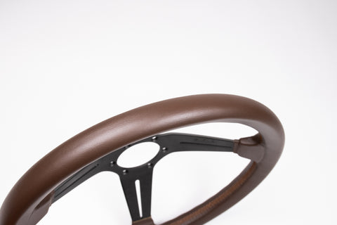 350mm Nardi Classic Deep Corn *Brown Leather*