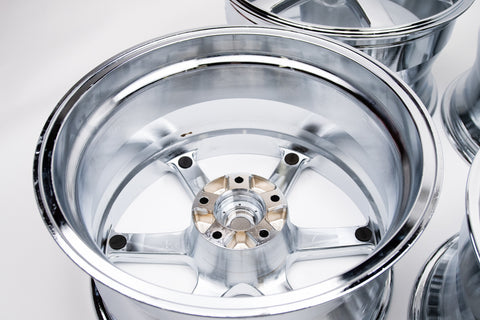 Yokohama AVS Model 6 18" 10J +24 (5x114.3) *Triple Chrome Plated*