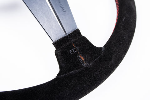 350mm Nardi Classic Deep Corn Suede (Japan FET Pre 2010s Model)