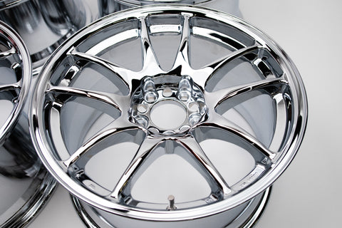 Work CR Kai 17" 9J +17, 9J +28 (5x114.3) *Triple Chrome Plated*