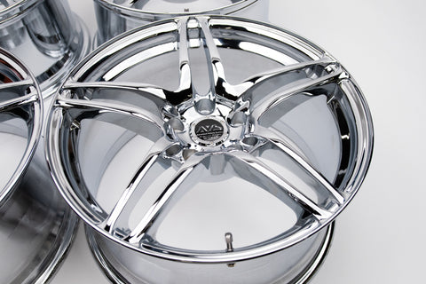 Yokohama AVS Model 5 18" 9J +35 (5x114.3) *Triple Chrome Plated*