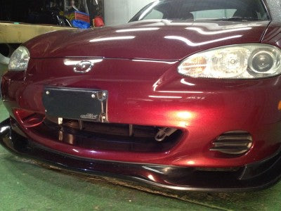 Jet Stream Mazda Roadster (NB1 / NB2) Number Plate Bracket (FRP, Black Gel Coat, Unpainted)