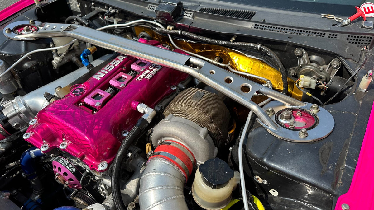 Yashio Factory Nissan Silvia S13 / S14 / S15 Titanium Front Strut Tower Bar