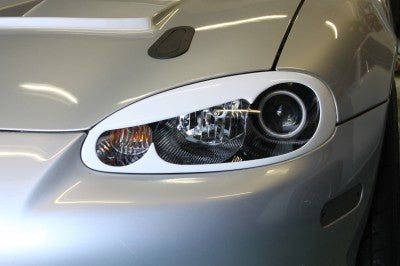 Jet Stream Mazda Roadster (NB1 / NB2) Light Cover (FRP, Black Gel Coat, Unpainted)