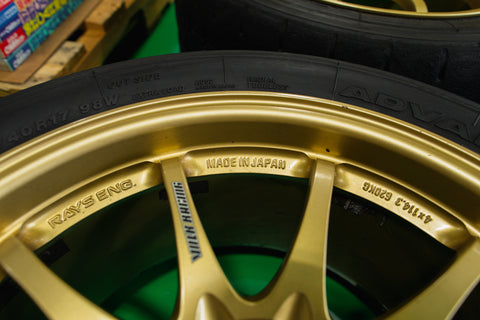 Volk Racing CE28N 17” 9J +43 (5x100) *ADVAN A052 Tires Included*