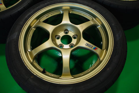 SSR Type C 17” 8.5J +48 (5x100) *ADVAN A052 Tires Included*