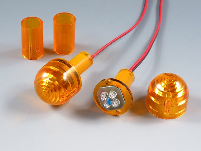 ZOOM ENGINEERING Mazda Roadster (NA / NB) Eunos Mazda NA / NB Roadster Bar End Turn Signals (Pair) (LED 12V Orange)