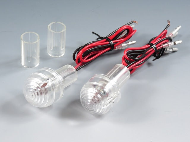 ZOOM ENGINEERING Mazda Roadster (NA / NB) Eunos Mazda NA / NB Roadster Bar End Turn Signals (Pair) (Bulb 12V 10W Orange)