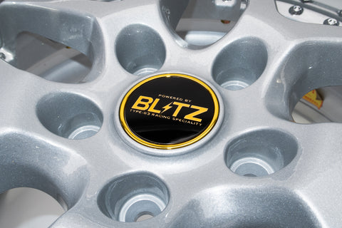 Blitz BRW03 Reproduction Center Caps *Gold/Black*