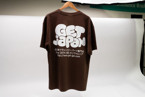 GET Japan Shop Tee Shirt (Chocolate)